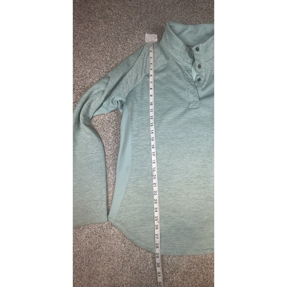 Columbia‎ Henley Sweatshirt Mens Size 1XL Blue Pullover Quarter Button - Picture 5 of 9